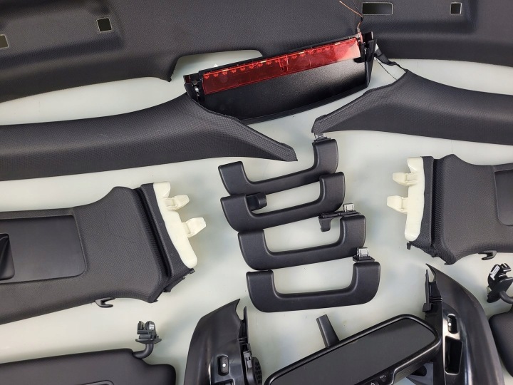 PAVILLON COLONNES POIGNÉES BRODERIE RÉTROVISEUR AUDI A4 B8 LIFT S-LINE BERLINE