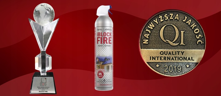 SPRAY GASNICZY PARA CASA IBLOCKFIRE HOME EDITION BIO SKUTECZNA DLA: A B C F E 