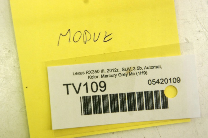 TV109 LEXUS RX III MODULE 8545-1240 70AM4050