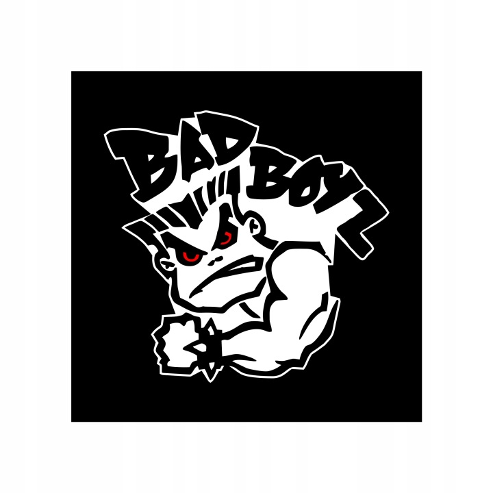 TABLEAU LED TIR BAD BOYZ 50X50CM RÉTROÉCLAIRÉE SUR PALIER 27