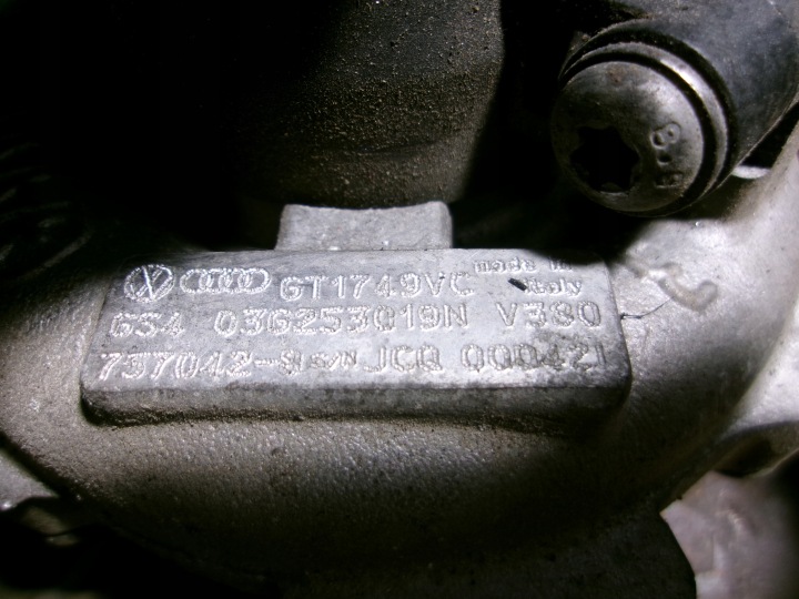 VOLKSWAGEN PASSAT B6 2008 TURBINE