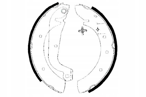 SAMKO 85020 ZAPATAS DE TAMBOR DE FRENADO DUCATO 86- 254X57 