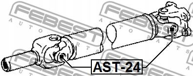 FEBEST AST-24 POLACZENIE, EJE LONGITUDINAL 