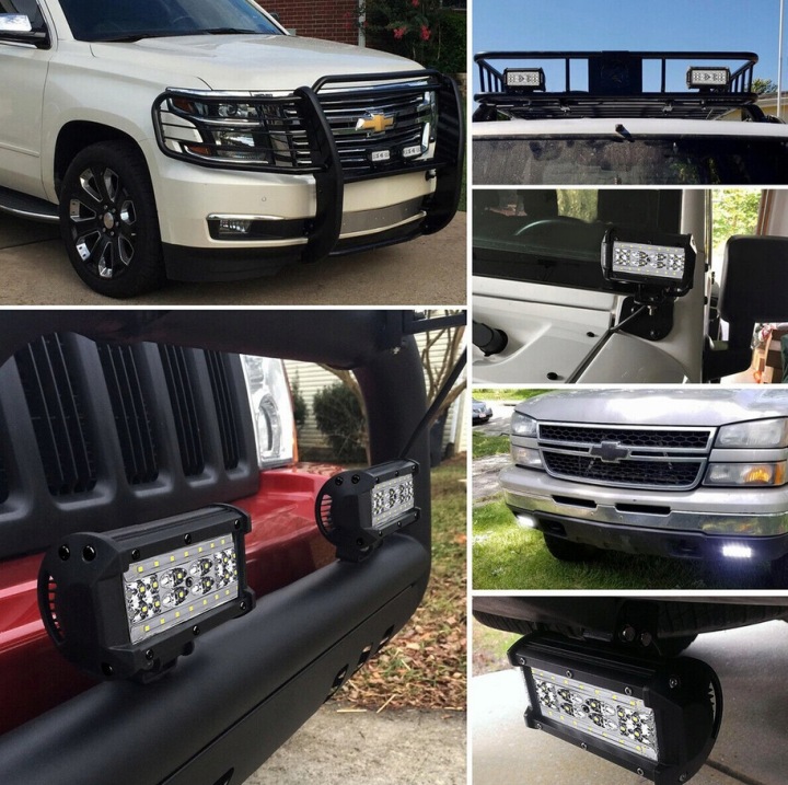2XLAMPA TRAVAILLÉ LED 84W 12-24V POUR KOPAREK JEEP SUV CIAGNIKI VOITURES IP68