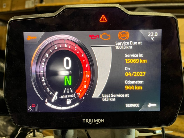 TRIUMPH TIGER 1200 RALLY PRO 2026 CHÂSSIS SERRURES CONTACTEUR D'ALLUMAGE MODULE COMPTEUR ENTRÉE