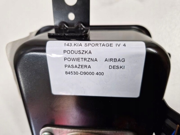 KIA SPORTAGE IV 4 COUSSIN SÉCURITÉ AIRBAG PASSAGER TABLEAU DE BORD 84530-D9000