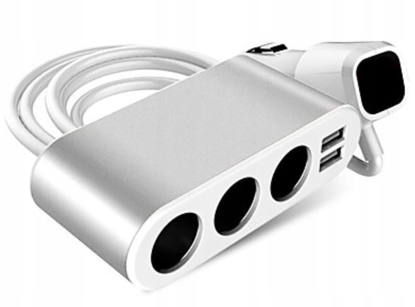 TÉ DISTRIBUTEUR ALLUME-CIGARES 12-24V 2XUSB 120W