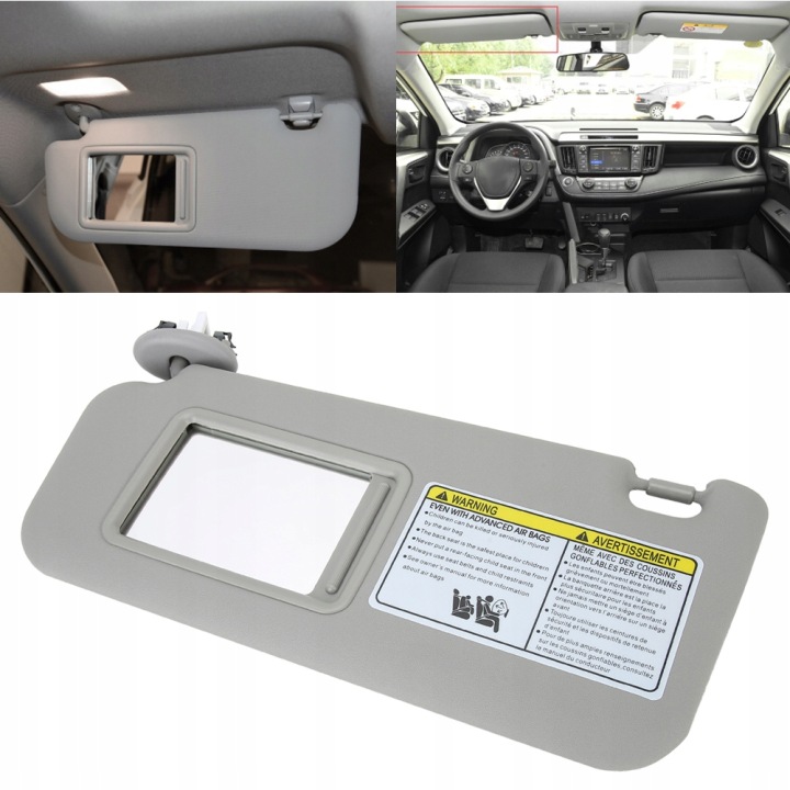PROTECTIONS PRZECIWSLONECZNYCH TOYOTY RAV4 GAUCHE