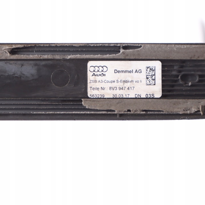 AUDI A3 S3 8V MOULURE SEUIL AVANT GAUCHE RÉTROÉCLAIRÉE 4L0853375F