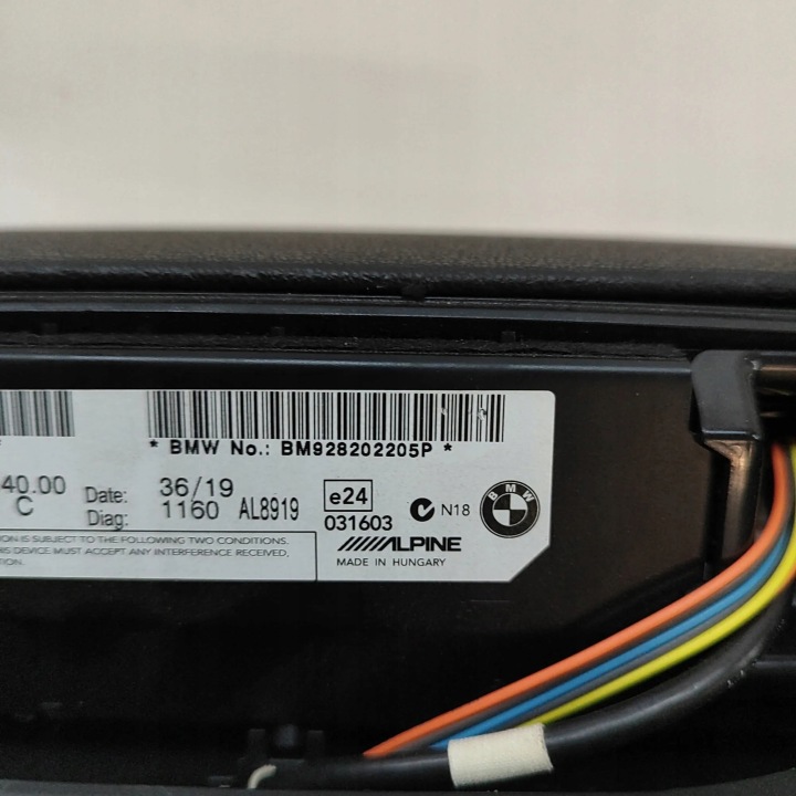 ÉCRAN NAVIGATION BMW Z4 ROADSTER (E89) 9282022 31320371 2.0L 115KW 2016
