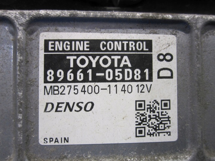TOYOTA AVENSIS T27 2.0 D-4D III 10R ORDINATEUR CONTRÔLEUR MOTEUR 89661-05D81