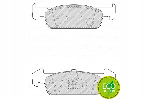 FERODO ZAPATAS DE FRENADO PARTE DELANTERA DACIA LOGAN II SANDERO II RENAULT CLIO 