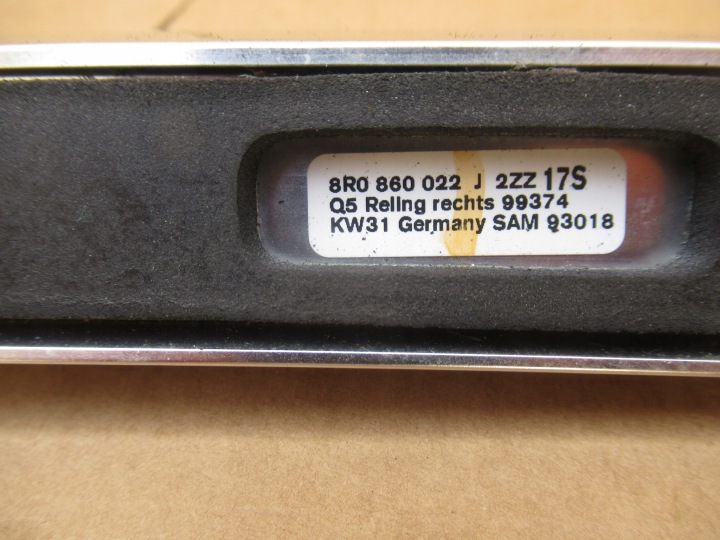 AUDI Q5 8R LIFT BARRES DE TOIT TOITS ENSEMBLE BARRES DE TOIT 8R0860022J 8R0860021J