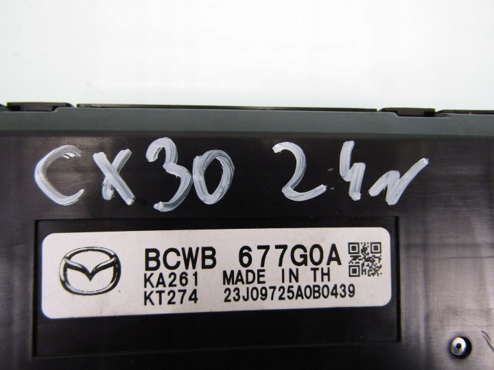 MAZDA CX-30 24R MODULE CONTRÔLEUR BCWB 677G0A BCWB677G0A