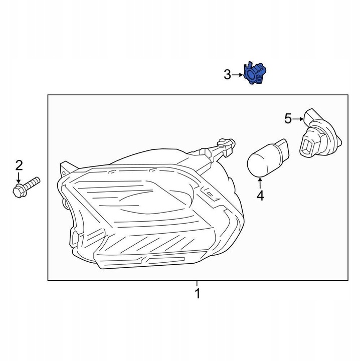 SOPORTE HALÓGENO ANTINIEBLA FORD KUGA ESCAPE ECOSPORT 2017-2019 