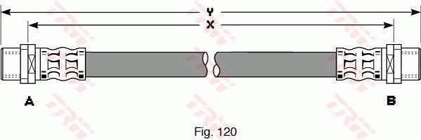 TRW PHA294 FIL DE FREIN FLEXIBLE PHA294