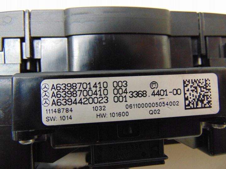COMMUTATEUR CHAUFFAGE SIÈGES PANNEAU D'URGENCE MERCEDES VITO 639 A6398701410