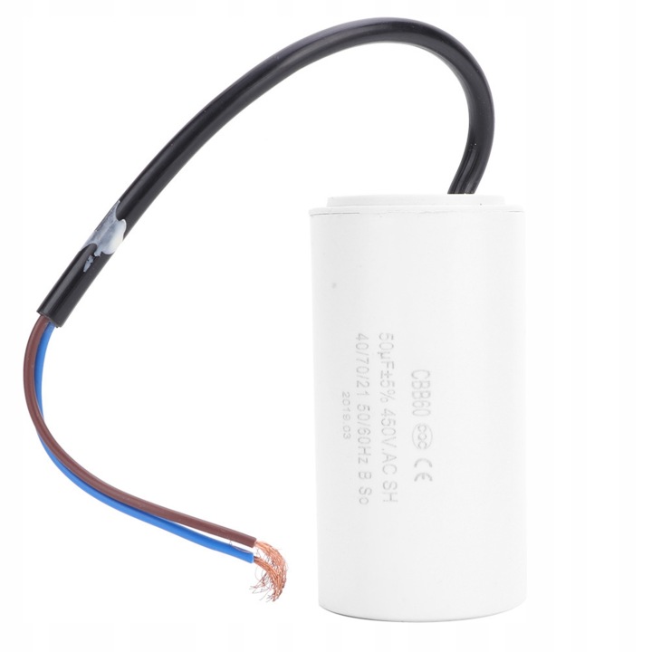 CBB60 EKOLOGICZNY CONDENSATEUR DÉMARREUR 4 GOUPILLE 450 V 50 UF MOTEUR