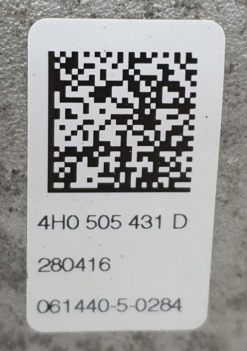 ROTULE DE DIRECTION ARRIÈRE GAUCHE AUDI A8 4H D4 LIFT 4H0505431D