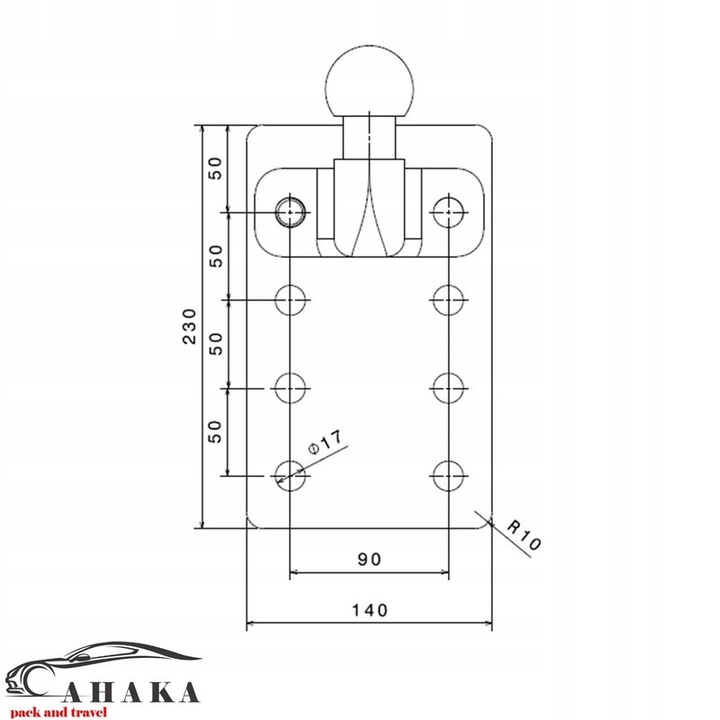 ADAPTERIS USA 50X50 KABLYS LINCOLN MKX I REGULIAVIMAS nuotrauka 7