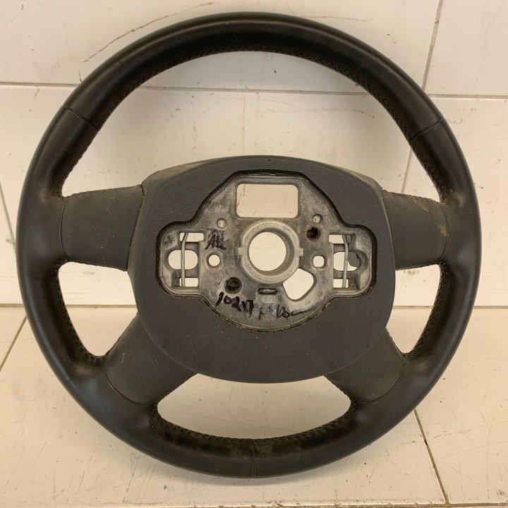 VOLANT COULEUR GRISE CUIR QUATRE BRANCHES ORIGINAL AUDI A6 C7 4G LIFT 17R