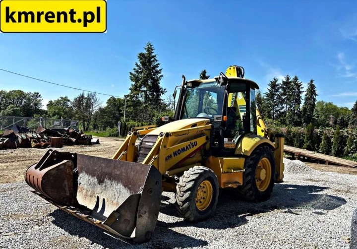 KOMATSU WB93R-2 KOPARKO-LADOWARKA 2004R. JCB 3CX, CAT 428 432, CASE 580 5