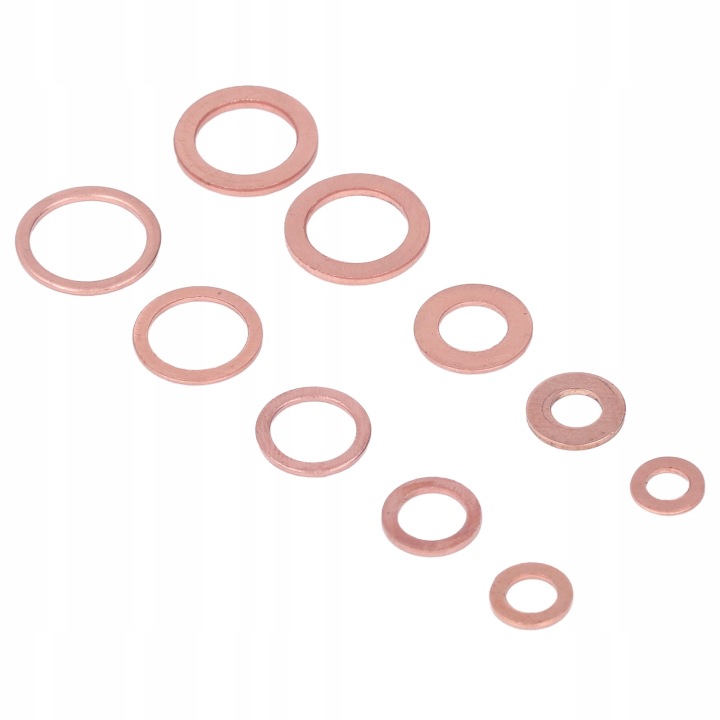 CUIVRE JOINT D'ÉTANCHÉITÉ RONDELLE BOUCHONS BOUCHON DE VIDANGE HUILES M5-14 200 PCS