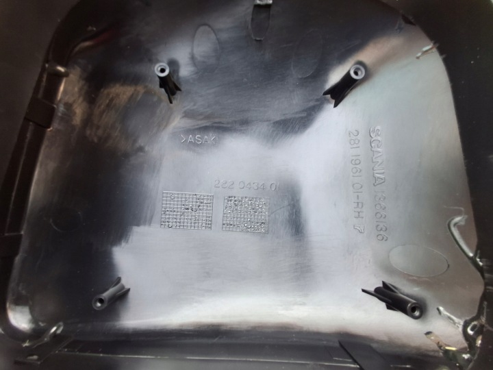 SCANIA CHÂSSIS PROTECTION RÉTROVISEURS DROITE NEUF ORIGINAL 1366136