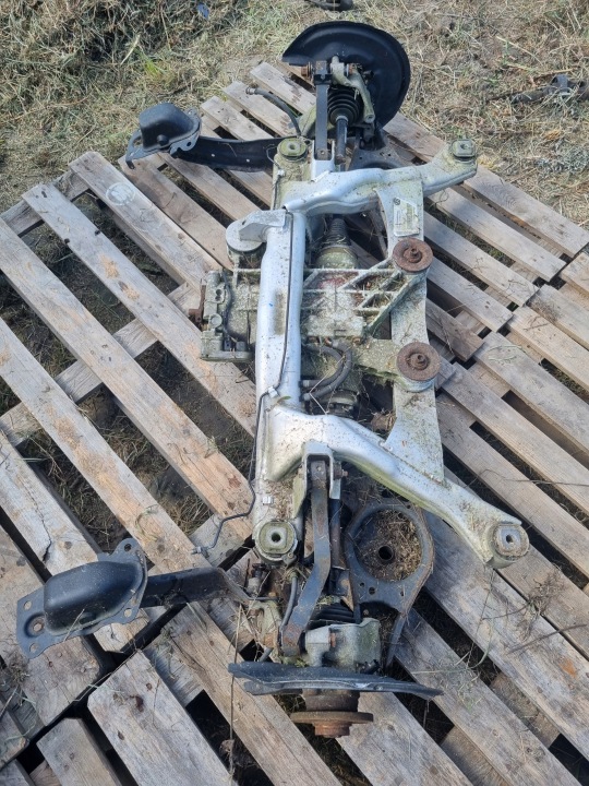 VW PASSAT B6 3.2 FSI PONT SUSPENSION DIFFÉRENTIEL CHÂSSIS ARRIÈRE 1K0907554H 3C0505235L