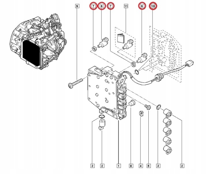 SIMER. BOÎTES PEUGEOT 206, 207, 307, 308, 405, 406, 407, 408, 806, 807