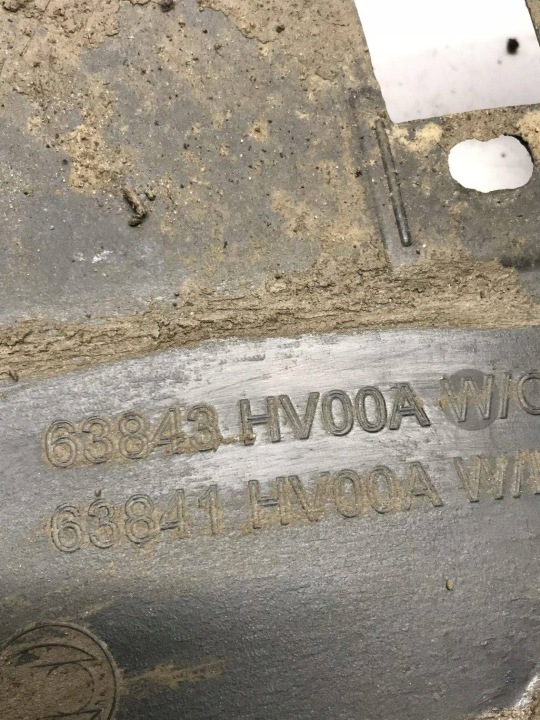 NISSAN QASHQAI II J11 13-17 PASSAGE DE ROUE AVANT GAUCHE AVANT 63843HV00A