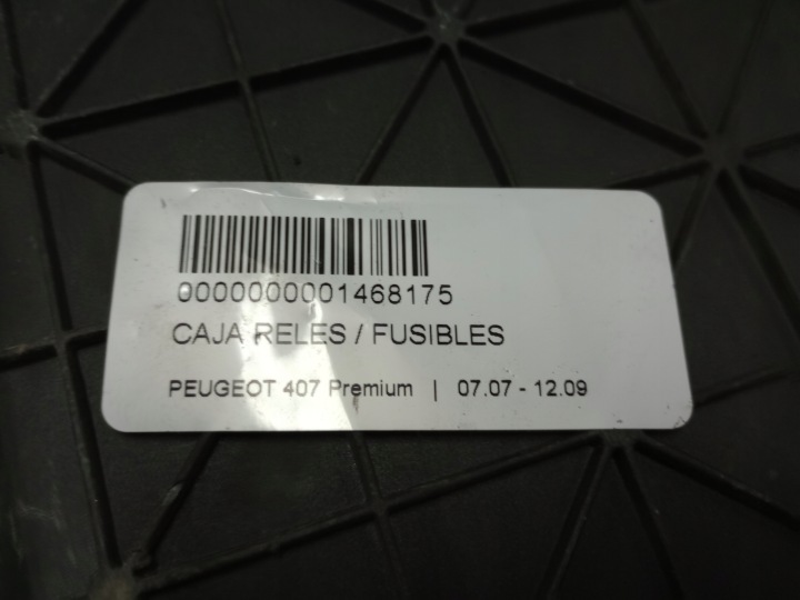 PEUGEOT 407 MODULE BOÎTE FUSIBLE 9655221180 S120104600I EUROPE