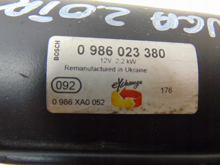 FORD OE 0986023380
