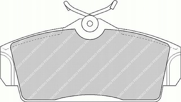 FERODO PLAQUETTES FREIN FDB1096