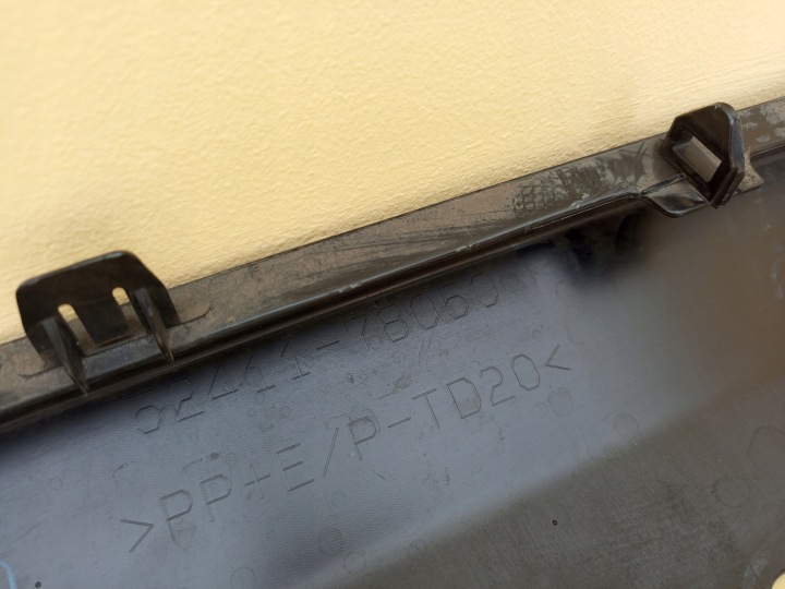 LEXUS NX 2 II 2021- SPOILER DOUBLURE PARE-CHOCS AVANT 52411-78050