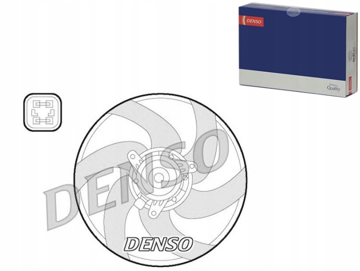 DENSO VENTILATEUR RADIATEUR CITROEN PEUGEOT
