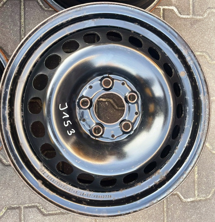 4 PIEZAS LLANTAS ACERO CON MERCEDES A W169 6X16 5X112 ET46 KFZ8595 