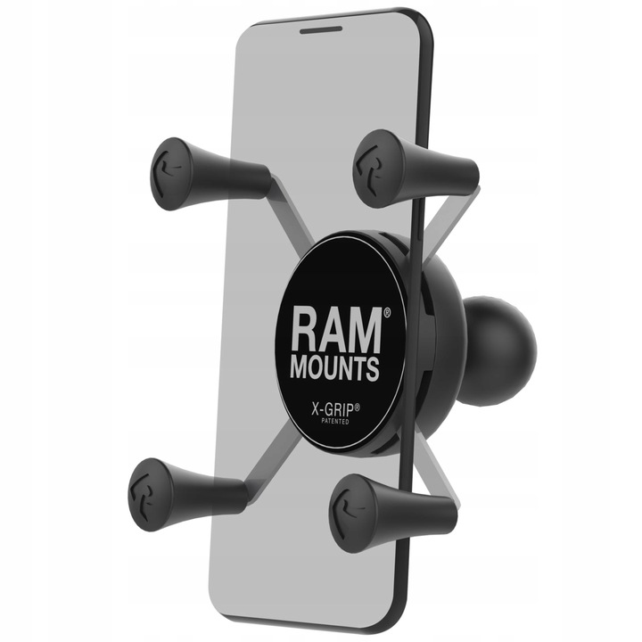 RAM MOUNT X-GRIP LAIKIKLIS MOTOCIKLINIS NA TELEFONAS Z RUTULYS B 1″ RAM-HOL-UN7BU nuotrauka 2