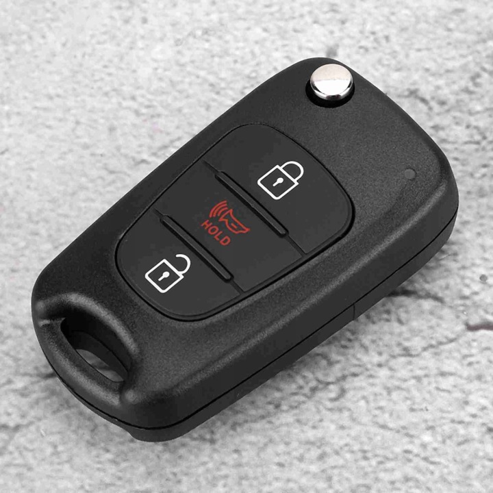 3-PRZYCISKOWY TÉLÉCOMMANDE AUTOMOBILE PLIABLE CLÉ FOB CASE COUVERCLE 5F