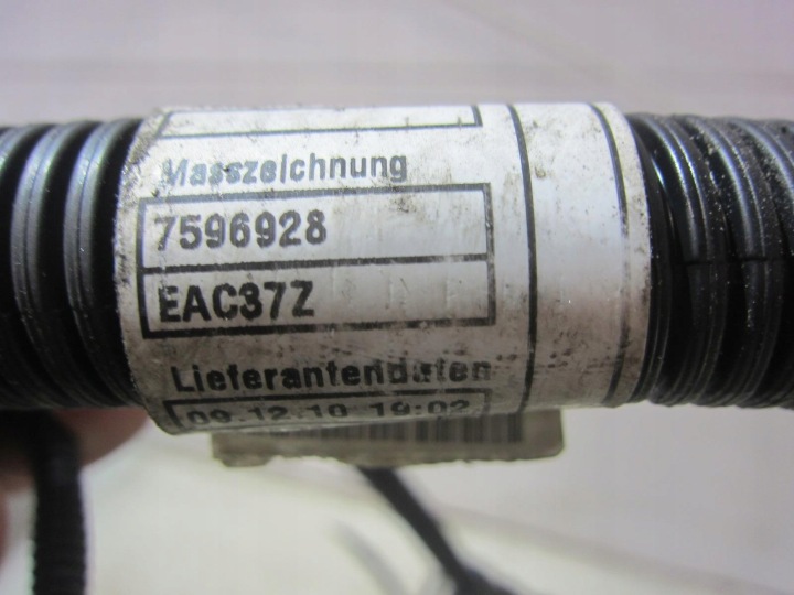 BMW X3 F25 N52 2.8 FAISCEAU DE CÂBLES MOTEUR EUROPE 12517596927