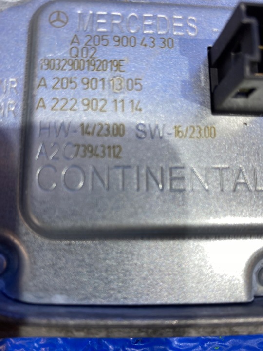 MERCEDES W205 CONVERTISSEUR MODULE LED ORIGINAL A2059011305 A2229021114