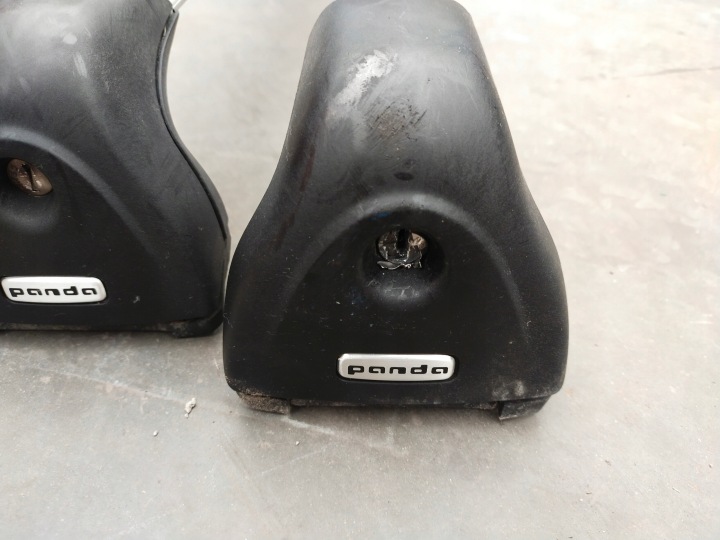 COFFRE DE TOIT POUTRES TRAVERSES SUR BARRES DE TOIT FIAT PANDA 3 III ORIGINAL