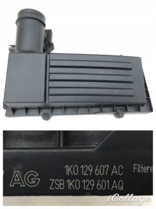 VW CHÂSSIS FILTRE 1K0129607AD 1K0129607AC