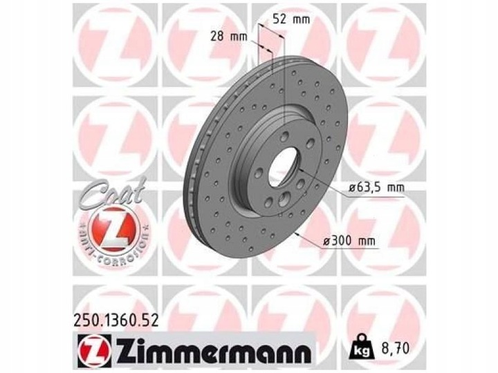 DISCOS PARTE DELANTERA FORD GALAXY II MK2 1.6-2.3 06-15 S-MAX I MK1 1.6-2.3 06-14 