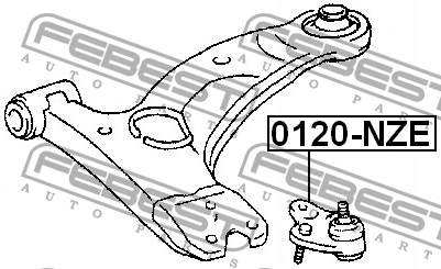 PIVOT BRAS DE SUSPENSION AVANT FEBEST 0120-NZE
