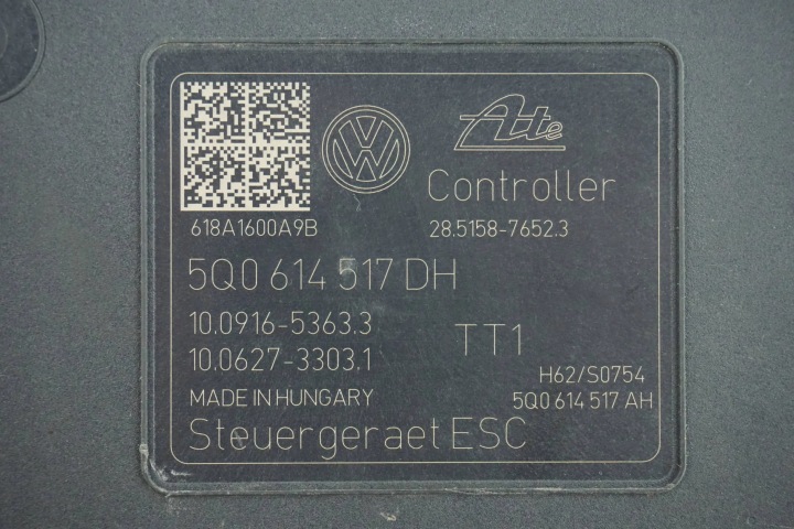 POMPE ABS VW PASSAT B8 10.0220-1416.4 10.0916-5363.3 5Q0614517DH