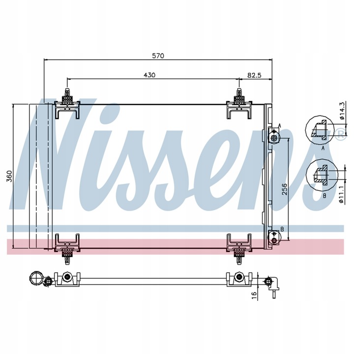 NISSENS 94826 DÉSHYDRATEUR CLIMATISATION