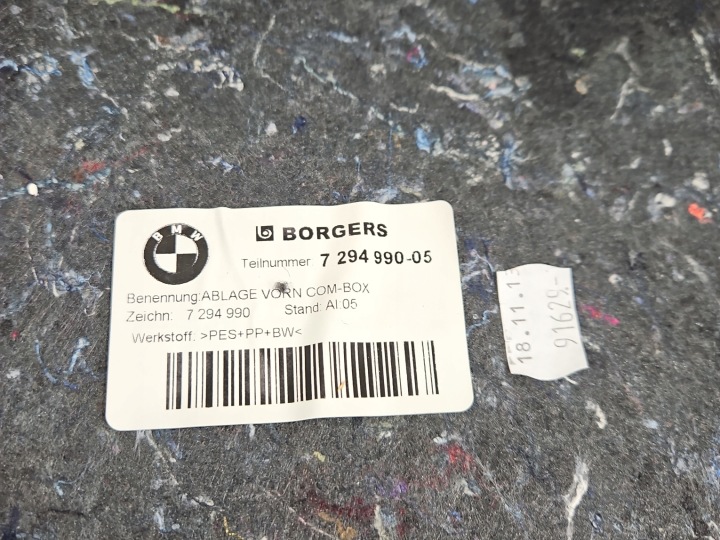 REVÊTEMENT COUVERCLES DE COFFRE PLANCHER BMW F30 897890 277213 7293693 294990 7311432