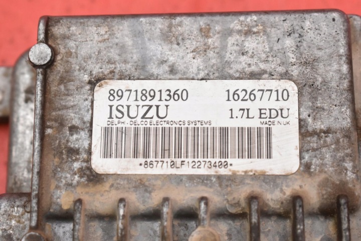 CONTRÔLEUR POMPES D'INJECTION 16267710 8971891360 OPEL ASTRA II G 1.7 DTI 75KM