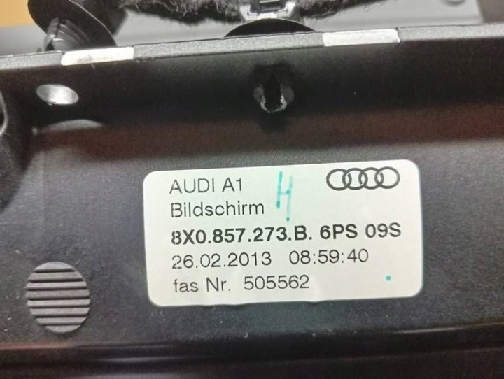 AUDI A1 8X RADIO 8X0035183F